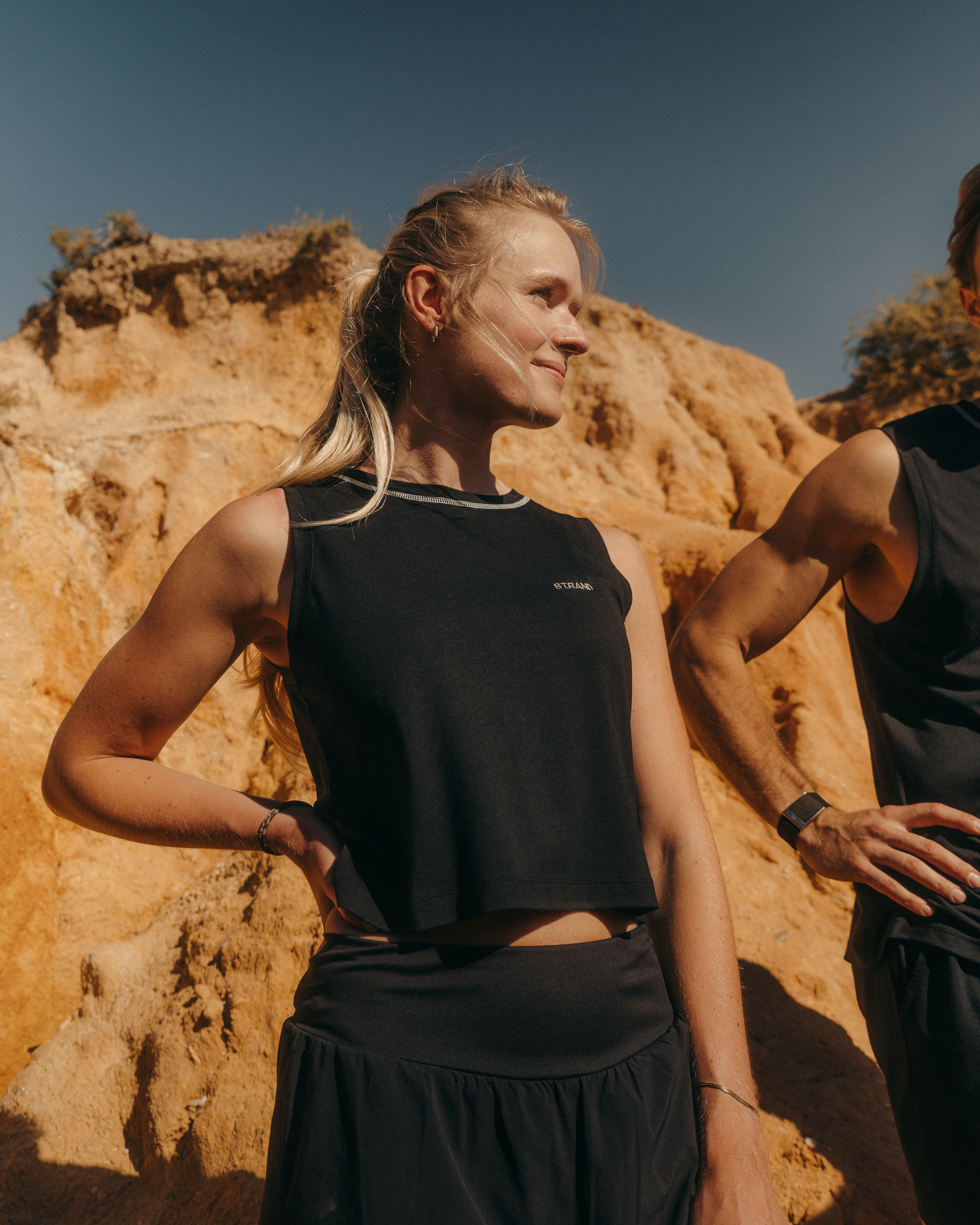 Strand organic tank top